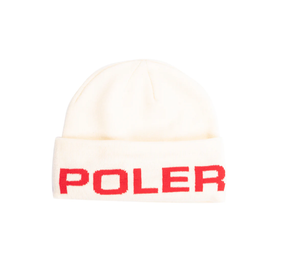 Poler Petrol Beanie Off White One Size