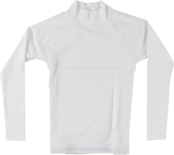 BLOCK SURF RASH GUARD / LONG SLEEVE L-WHITE