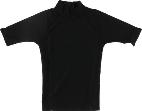BLOCK SURF RASH GUARD / SHORT SLEEVE XL-BLACK