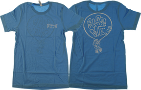 BUBBLE GUM BLOW ME LOGO SS L-BLUE