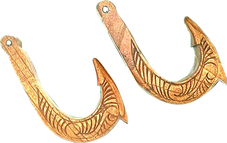 BEATNIK HAWAIIAN HOOK(2PC)BOARD/PADDLE RACK COFFEE