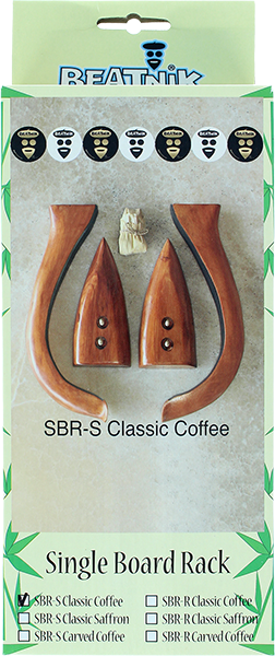 BEATNIK SURFBOARD SINGLE BOARD RACK COFFEE