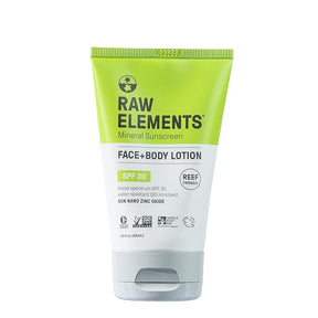 Raw Elements Eco Form 3oz Tube Lotion White 30spf