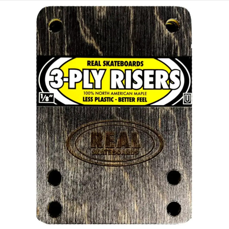 Real 3-Ply Wood Riser Set Yellow OneSize