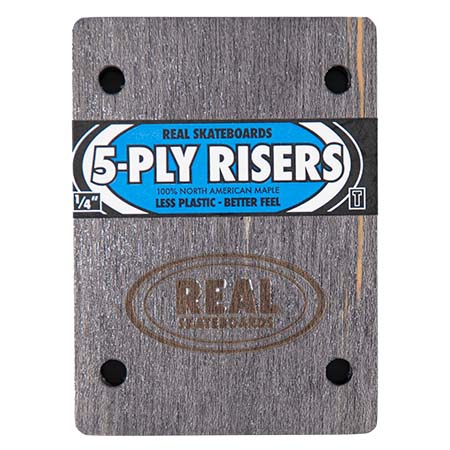 Real 5-Ply Wood Riser Set Blue 1/4inch