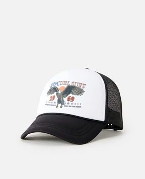 Rip Curl 4th of July Trucker Womens Black White Snapback