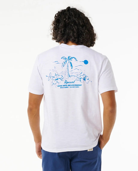 Rip Curl Aloha Hotel Paradise Tshirt White XL