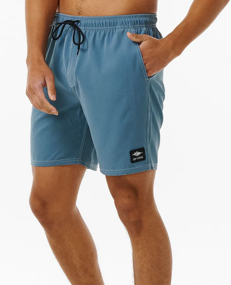 Rip Curl FadeOut Volley Shorts Mens Blue Stone S