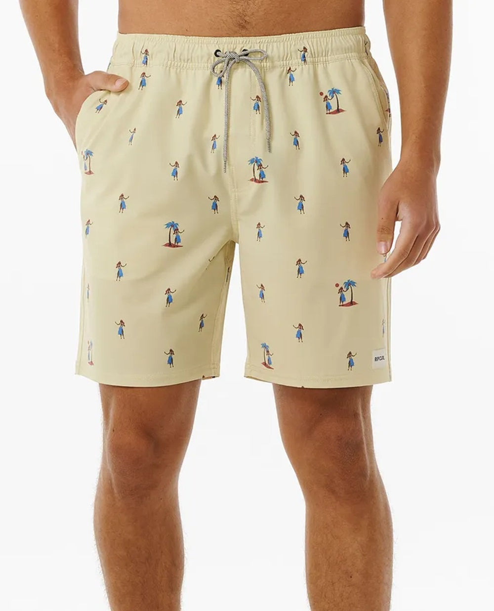Rip Curl Hula Breach Volley Vintage Yellow S