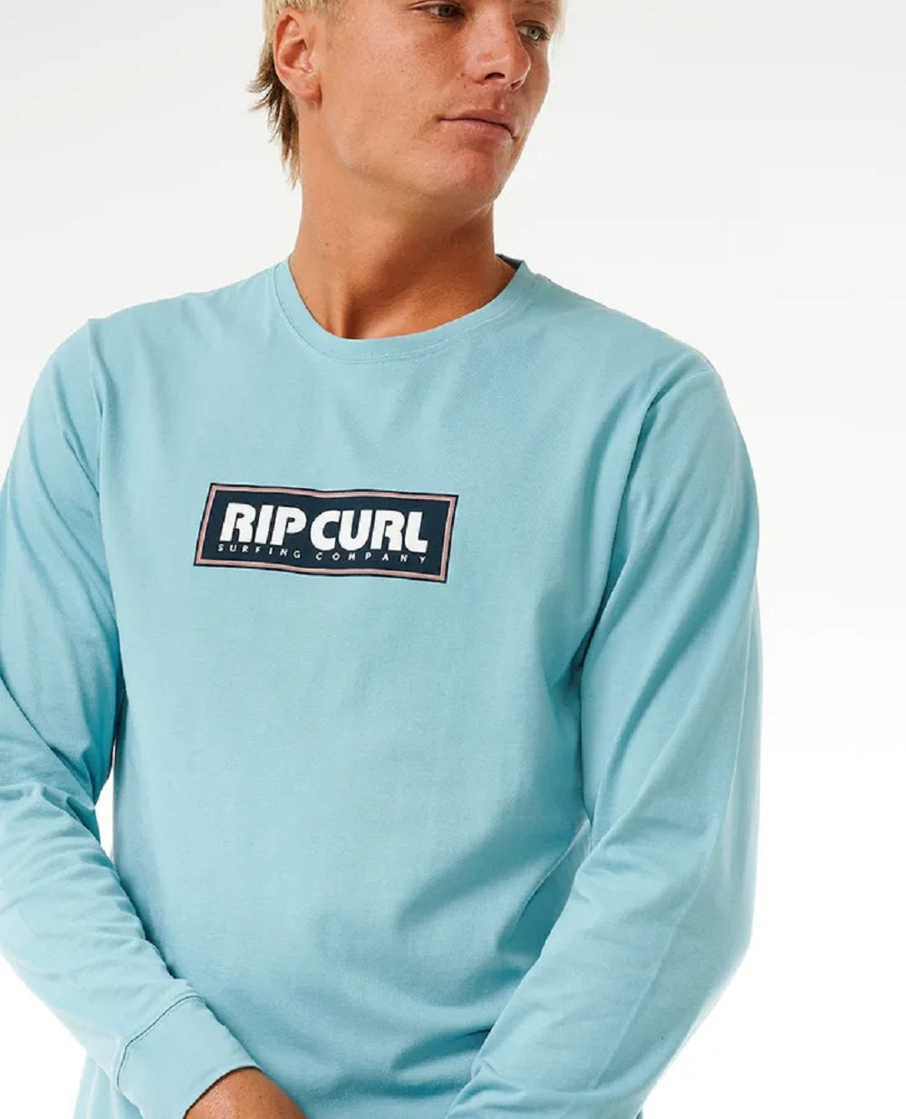 Rip Curl Icons of Surf UPF50 Longsleeve Tshirt Dusty Blue M