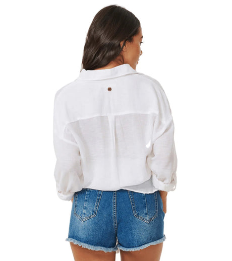 Rip Curl Premium Surf Holiday Shirt Off White