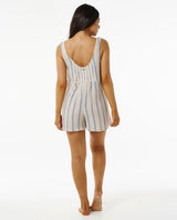 Rip Curl Premium Surf Stripe Romper Cream Blue