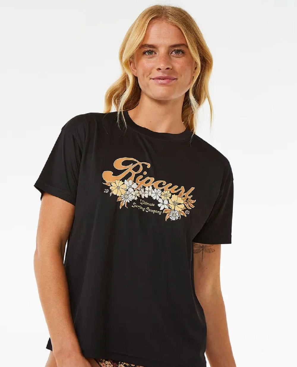 Rip Curl Sea of Dreams Rashguard SS Black Relax M
