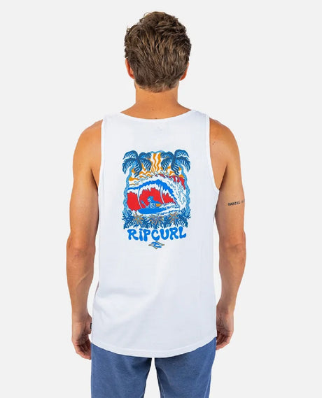 Rip Curl Shredding Tank Top White