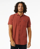 Rip Curl Washed Shortsleeve Woven Terracotta
