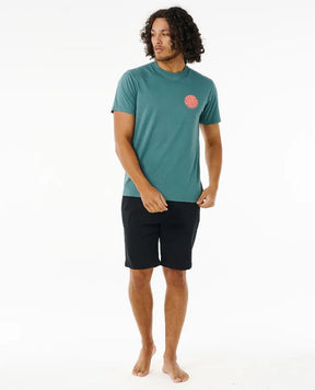 Rip Curl Wetsuit Icon Tshirt Blue Stone