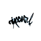 Rip Curl Logo Sticker Black White 7 inch