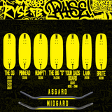 RYSE Broken Finger Fingerboard Deck Natural Black 32mm OG Asgard