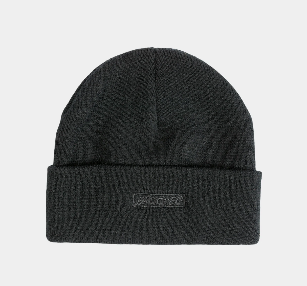 Krooked Moonsmile Script Beanie Black OneSize