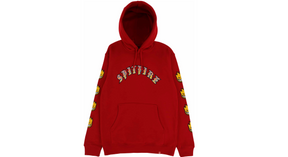 Spitfire Old E Bighead Fill Hoodie Scarlet Gold