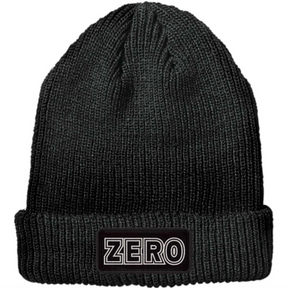 Zero Bold Patch Beanie Black OneSize