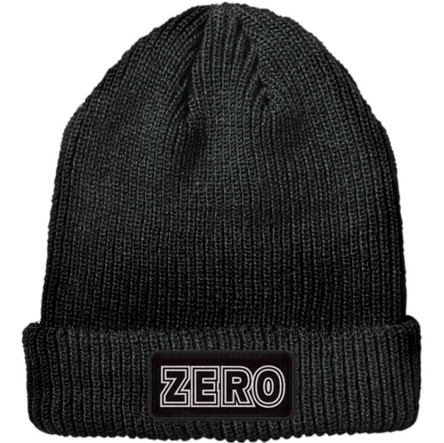 Zero Bold Patch Beanie Black OneSize