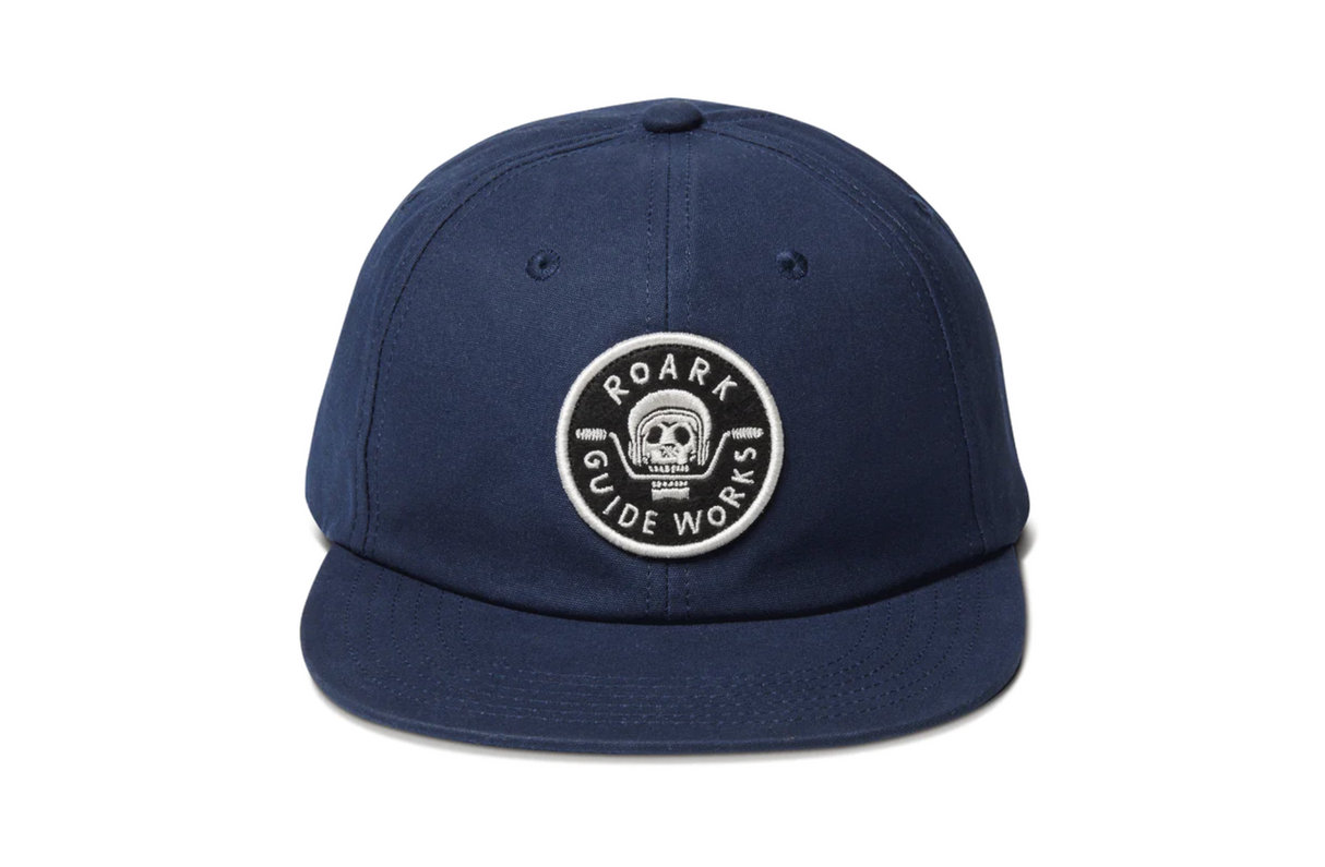 Roark Guideworks 6panel Hat Blue Adjustable Clipback