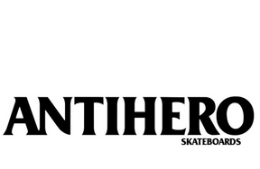 Anti Hero Backhero Long Sticker Black Solid 8 inch