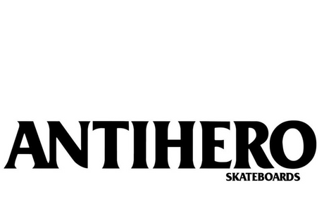 Anti Hero Backhero Long Sticker Black Solid 8 inch