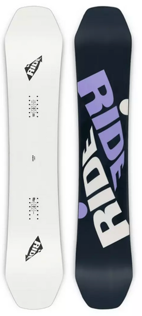 Ride ZERO Snowboard White 154w