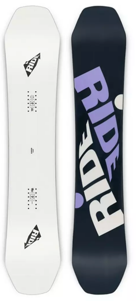 Ride ZERO Snowboard White 154w