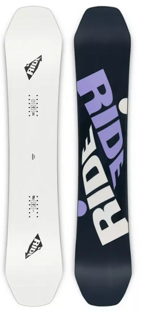 Ride ZERO Snowboard White 154w