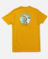 Rip Curl Shred Tee Mens Tshirt Mustard