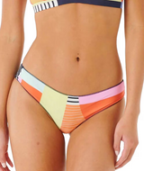 Rip Curl Day Break Cheeky Hipster Swim Bottoms Navy Coral L