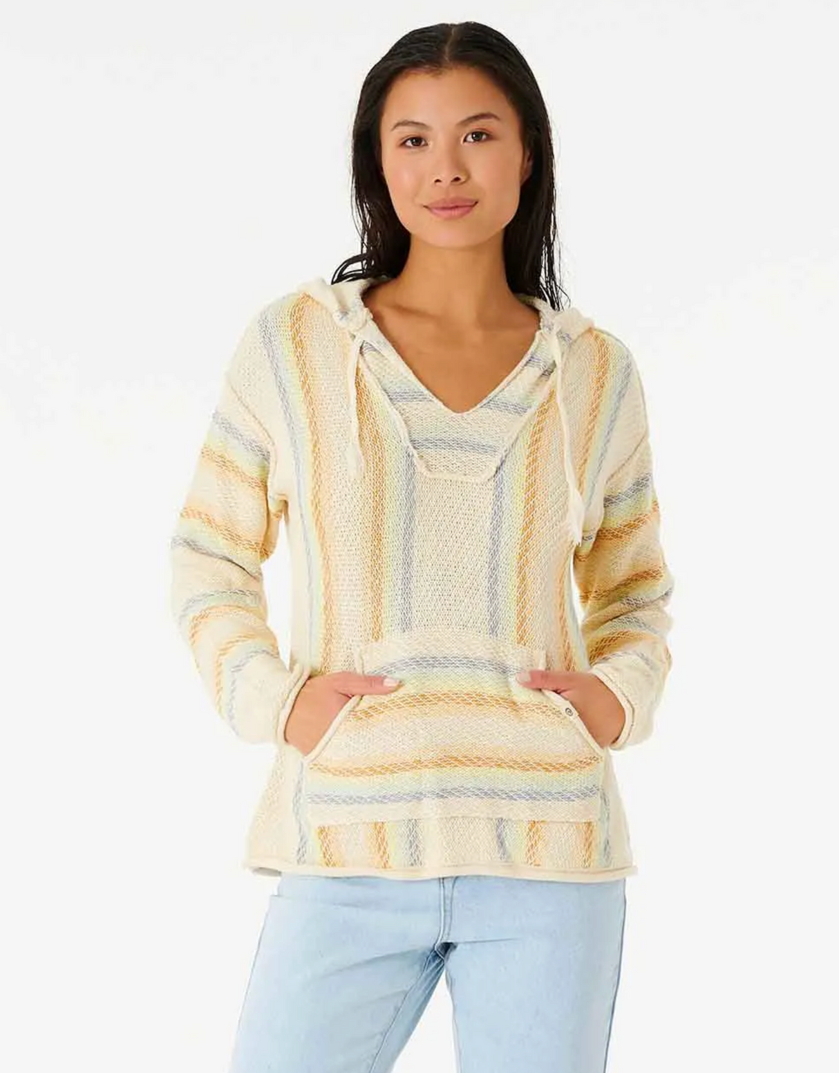 Rip Curl DayBreak Poncho Hoodie White S