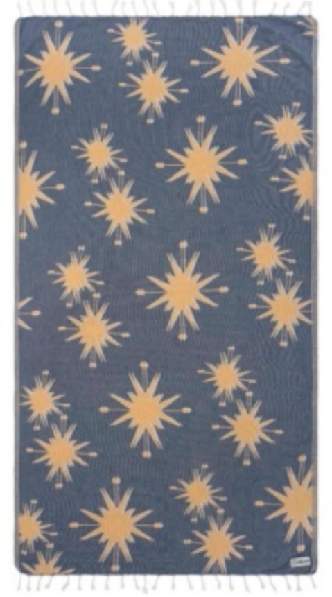 Sand Cloud Artik Towel Navy 37x67