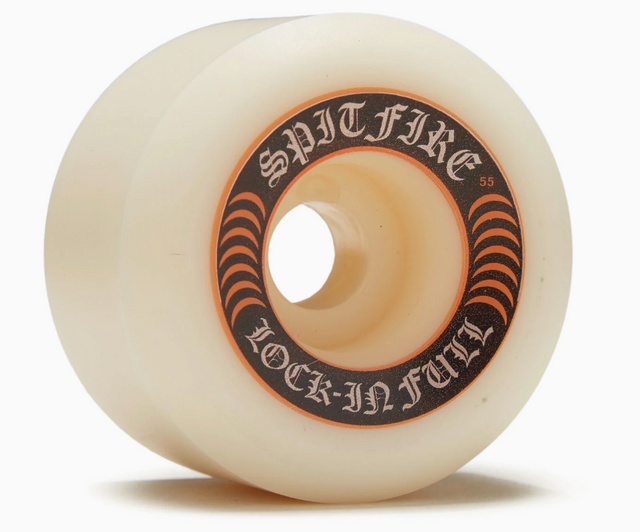 Spitfire Lock In Full F4 Wheels Set White Black Orange 55mm/99d