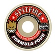Spitfire F4 Conical Full Wheels Set White Red 58mm/101d