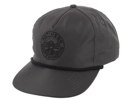 Anti Hero Stay Ready Rope Hat Dark Charcoal Snapback