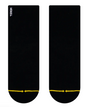 Merge4 Quarter Crew Socks Organic Cotton Black Mens Large sz (7-12)