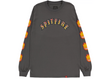 Spitfire Old E Bighead Longsleeve Tshirt Charcoal Gold Red