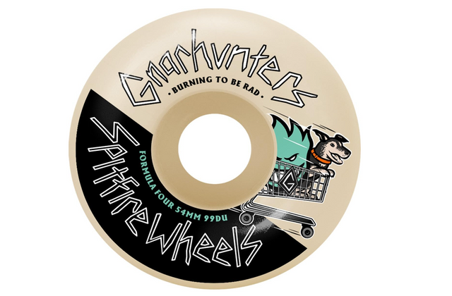 Spitfire GnarHunters Classics Wheels Set White Teal 54mm/99a