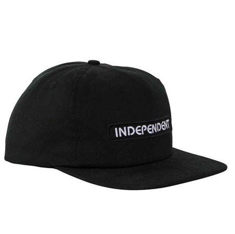 Independent Groundwork Mid Profile Hat Black Snapback