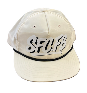 Social SFCFB Rope Hats Cream Snapback