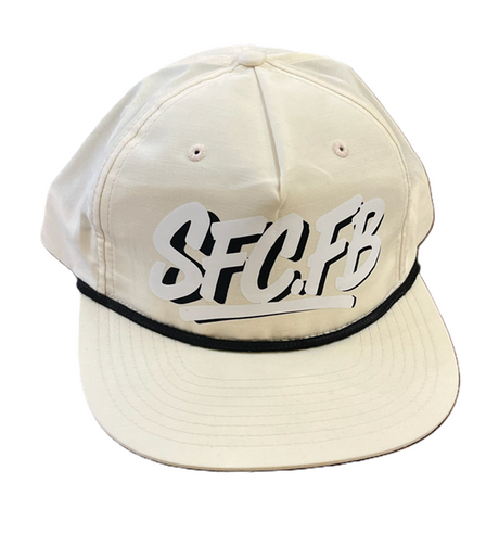Social SFCFB Rope Hats Cream Snapback