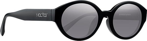 NECTAR SUNGLASSES ATYPICAL MATT BLK/SIL MIRROR