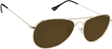 NECTAR SUNGLASSES KITTY HAWK GOLD METAL/AMBER