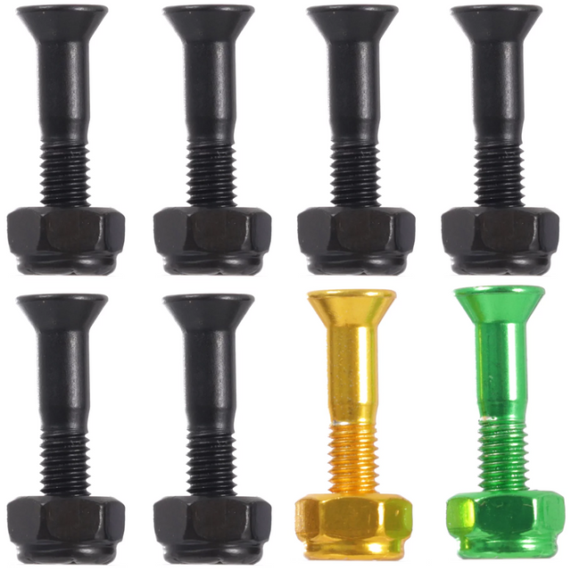 Shake Junt Bolts Hardware Black Green Yellow 7/8 Allen