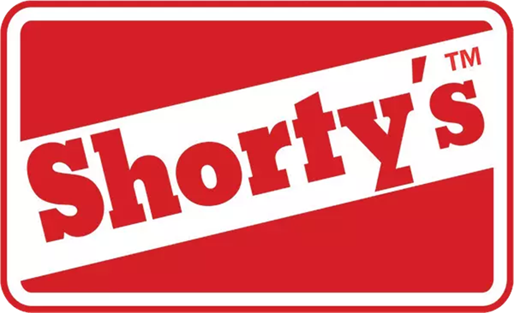 Shortys OG Sticker Decal Red Whtie 2.5 inch