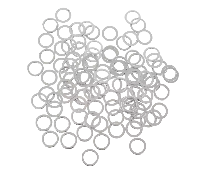 Social Speed Rings 100 pack Silver 8mm
